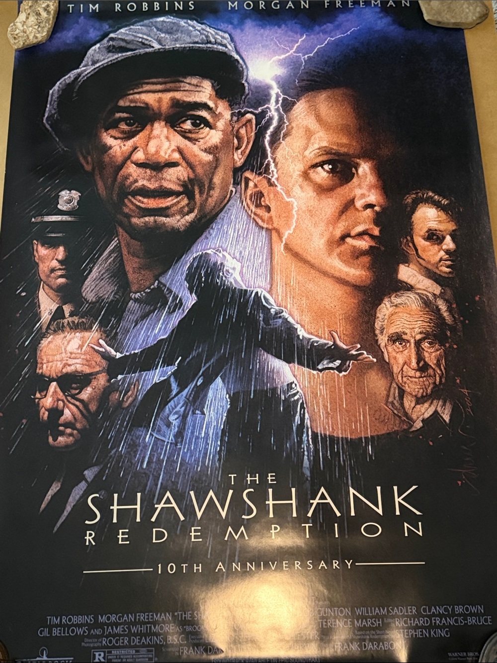 The Shawshank Redemption 10th Anniversary Poster - 40”x27” printed on both sides